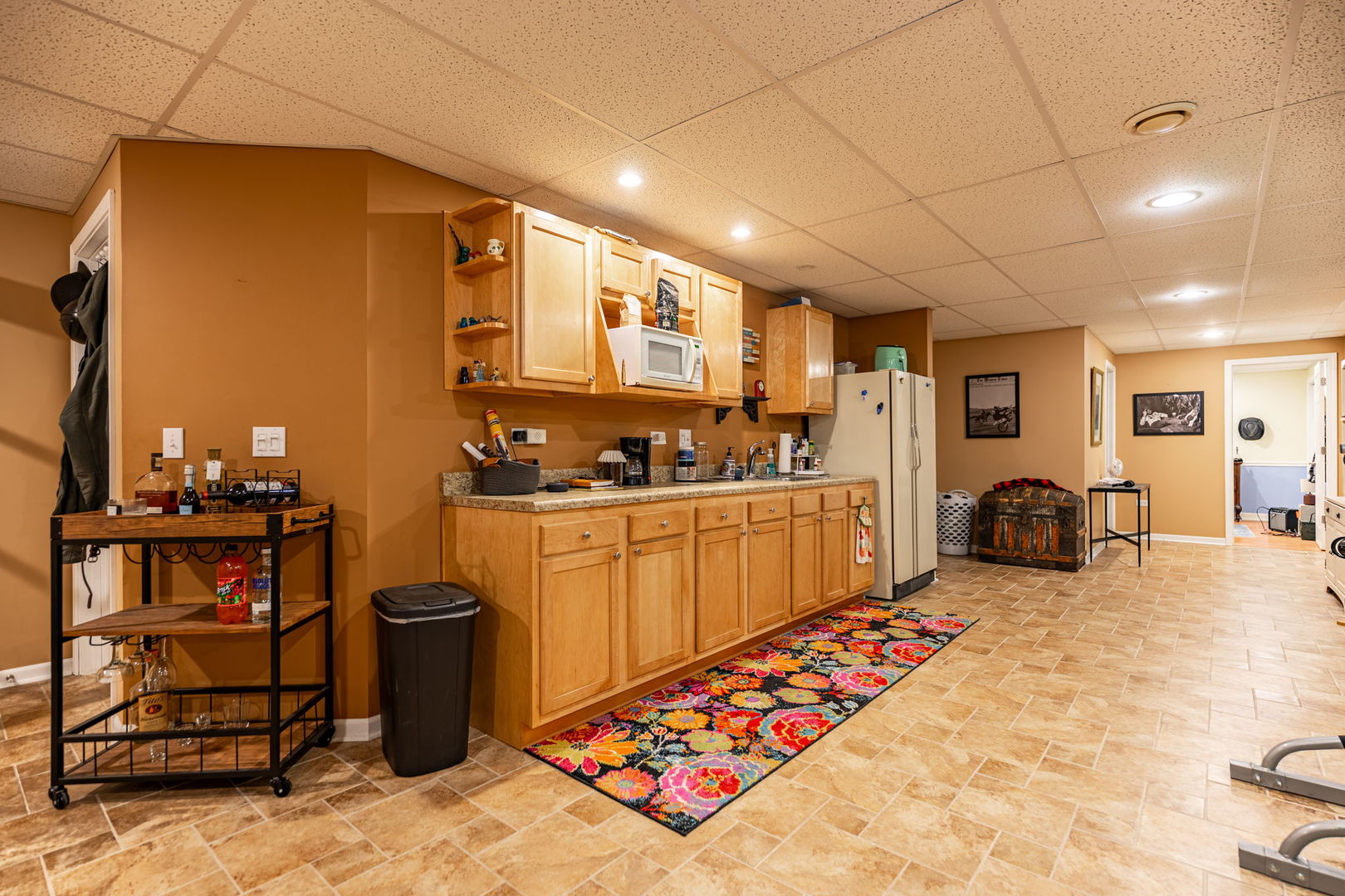 632 Tuscan View Drive Elgin, IL 60124 - Photo 29 of 52 a kitchen with stainless steel appliances kitchen island granite countertop a refrigerator and cabinets