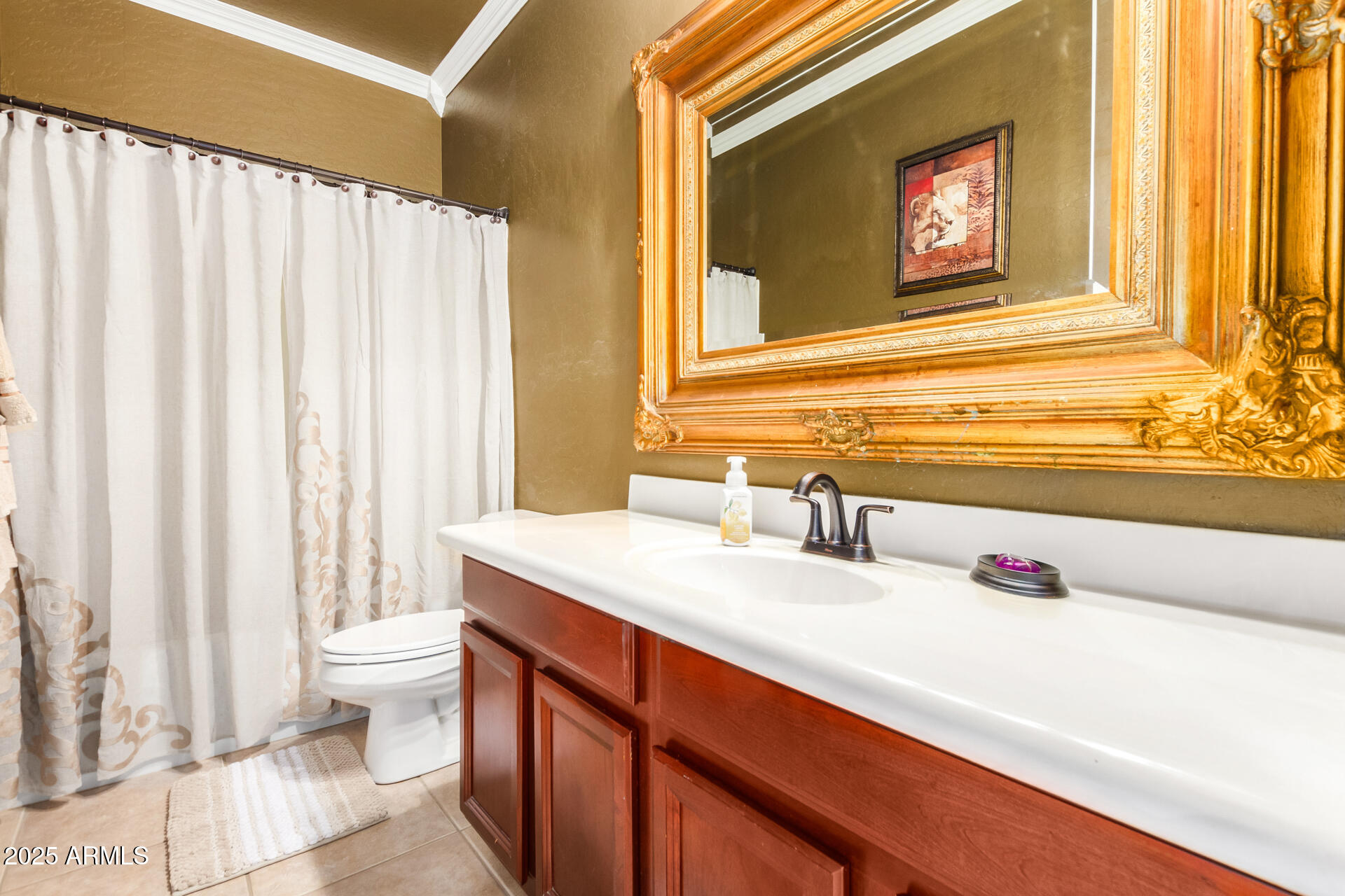 6635 South Cottonfields Lane Laveen, AZ 85339 - Photo 36 of 49 a bathroom with a sink a toilet and a window