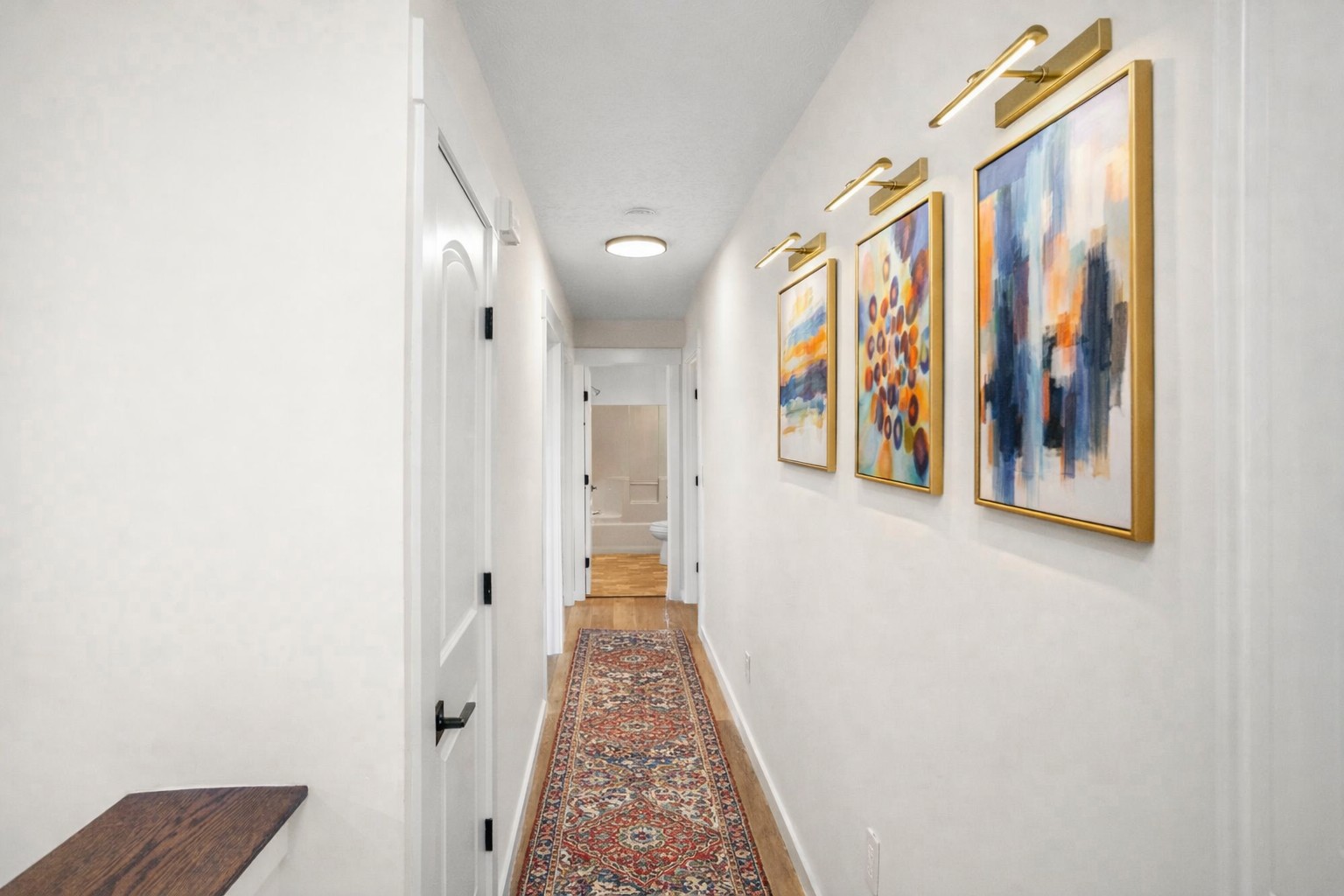 1053 Johns Road Joelton, TN 37080 - Photo 16 of 83 a view of a hallway with wooden floor and closet