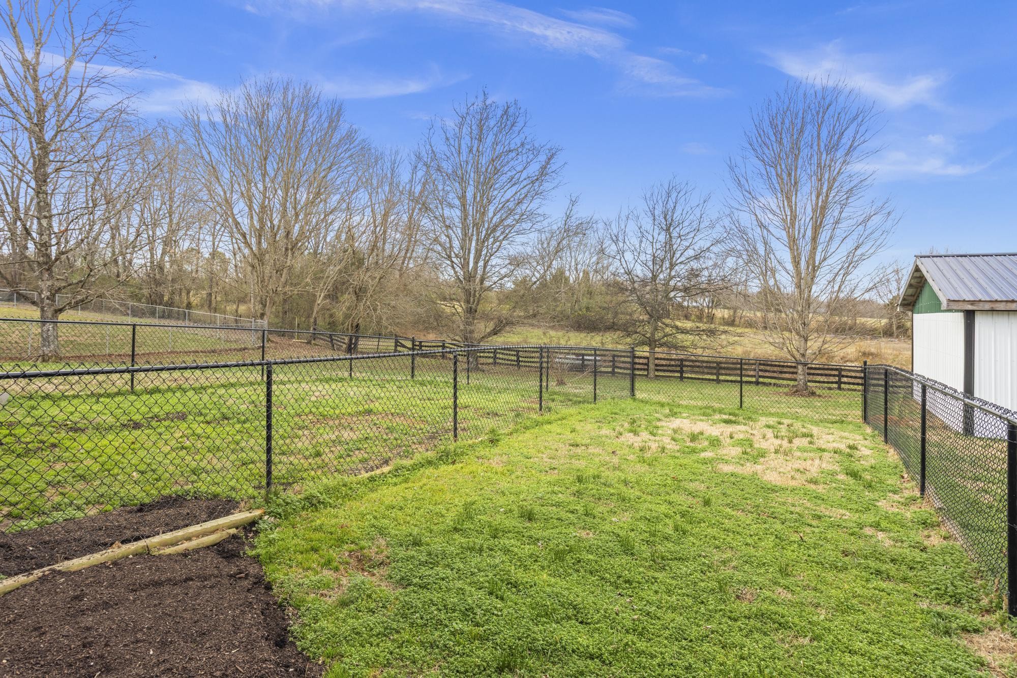 1053 Johns Road Joelton, TN 37080 - Photo 48 of 83 a view of a backyard with a large tree