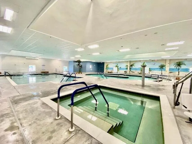 a view of a swimming pool