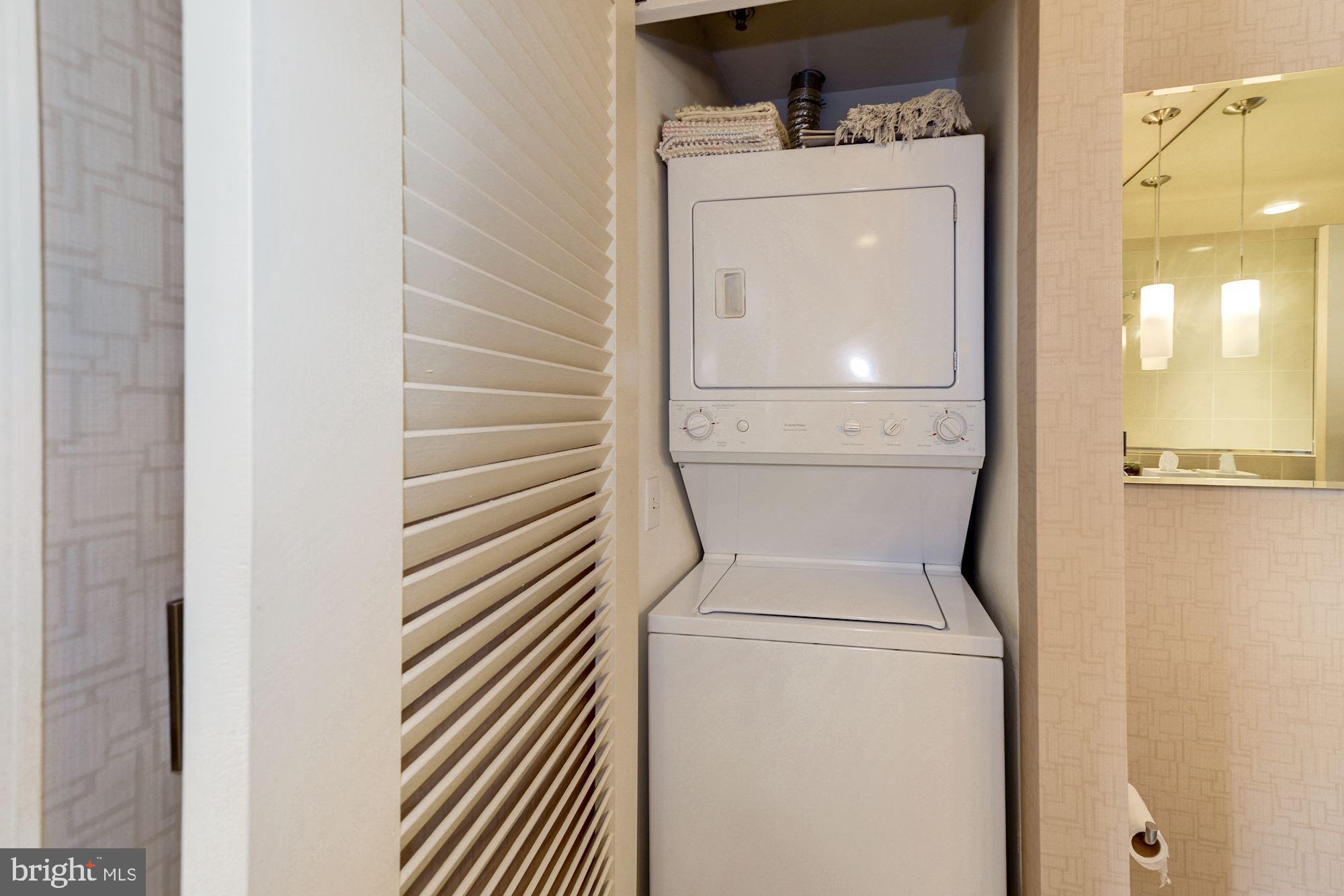675 E Street Northwest, Unit 500 Washington, DC 20004 - Photo 11 of 14 Laundry Closet