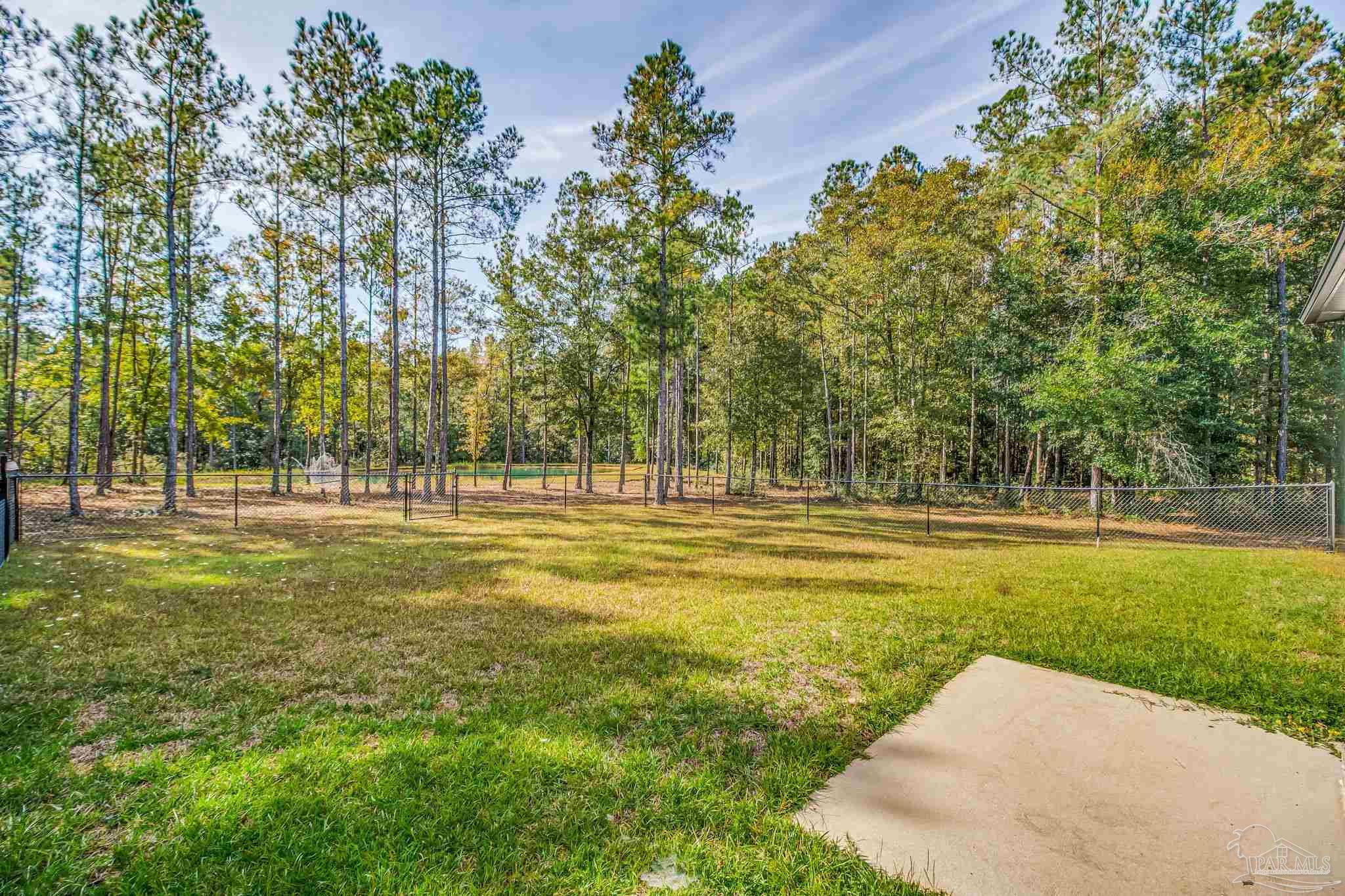 2329 Molino Bridge Road Pace, FL 32571 - Photo 54 of 65 a view of yard with swimming pool and green space