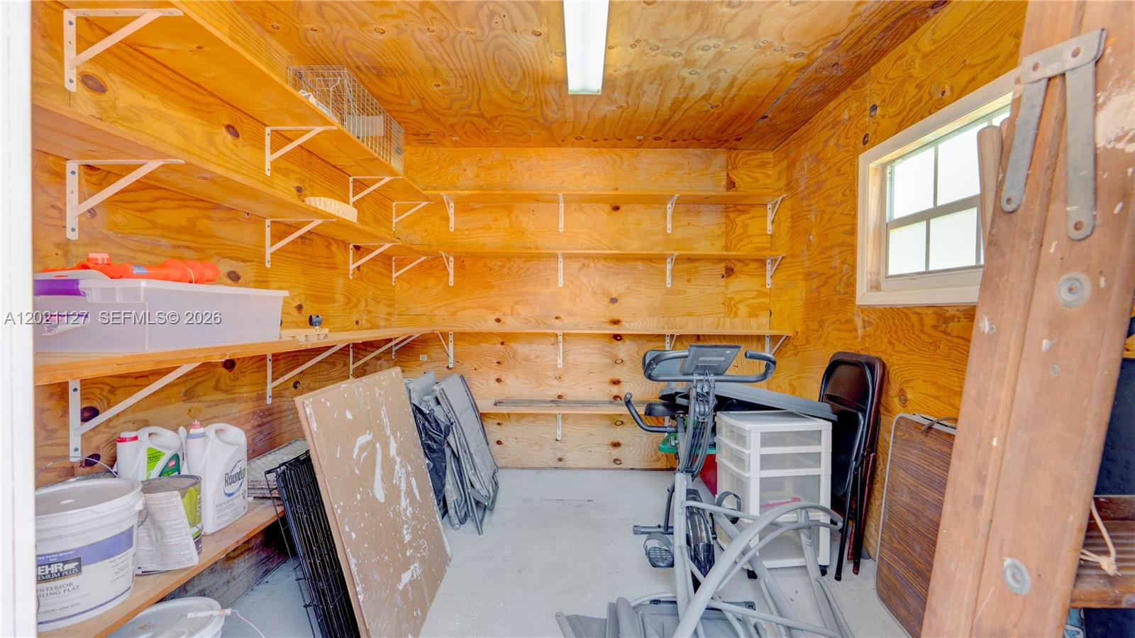 3611 Southwest 23rd Street Miami, FL 33145 - Photo 33 of 56 3613 - Interior of built in stand-alone storage shed
