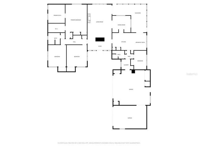 a spacious bathroom with a double vanity sink and a mirror