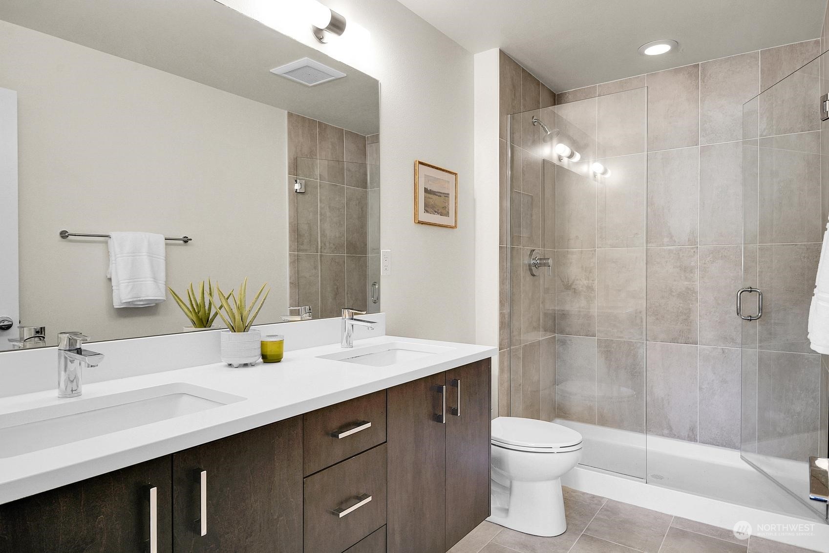 1907 25th Avenue South, Unit A Seattle, WA 98144 - Photo 14 of 23 a bathroom with a sink and a mirror