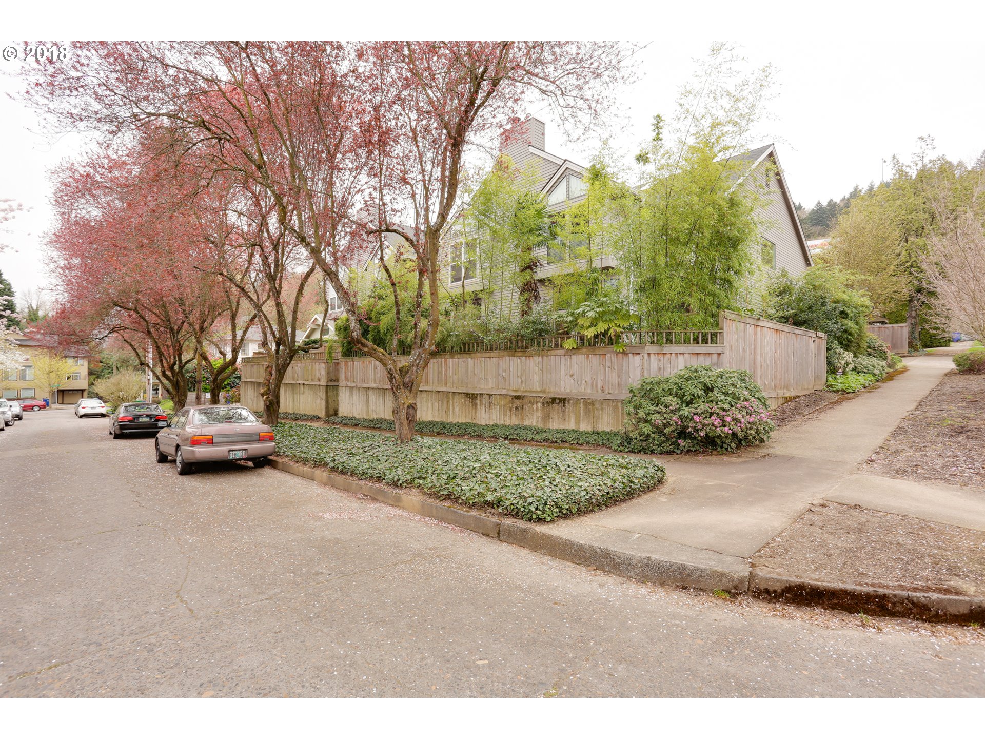 5209 Southwest View Point Terrace Portland, OR 97239 - Photo 31 of 32 a view of a street with a parked cars