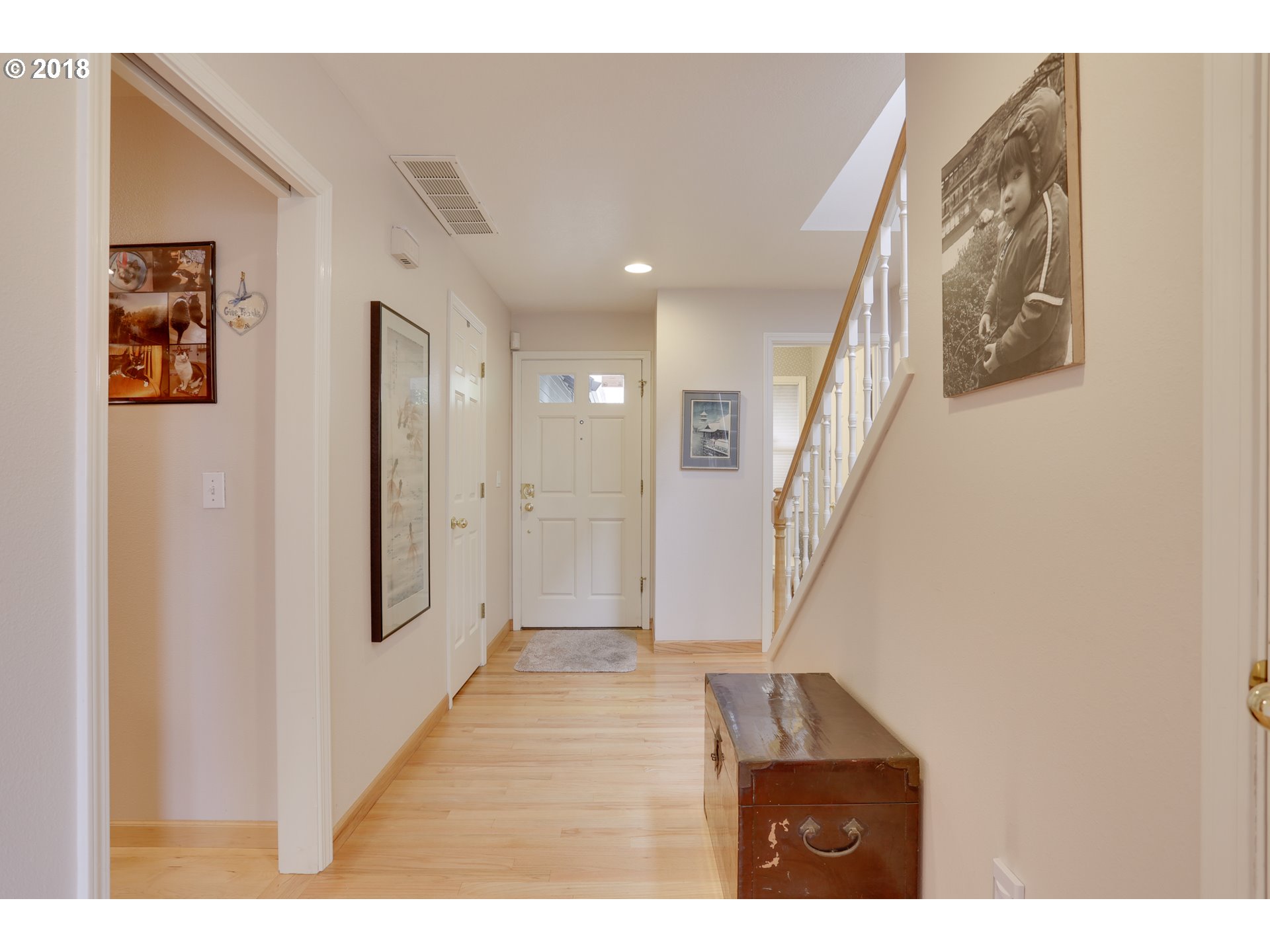 5209 Southwest View Point Terrace Portland, OR 97239 - Photo 4 of 32 a view of a hallway view with staircase
