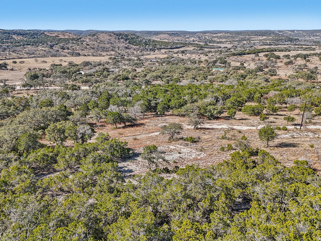 450 South Fork Road East Comfort, TX 78013 - Photo 21 of 36 an aerial view of a houses with a yard