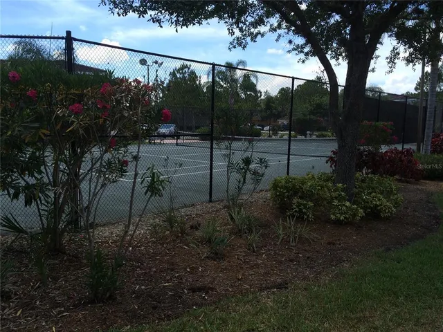 a view of street from balcony