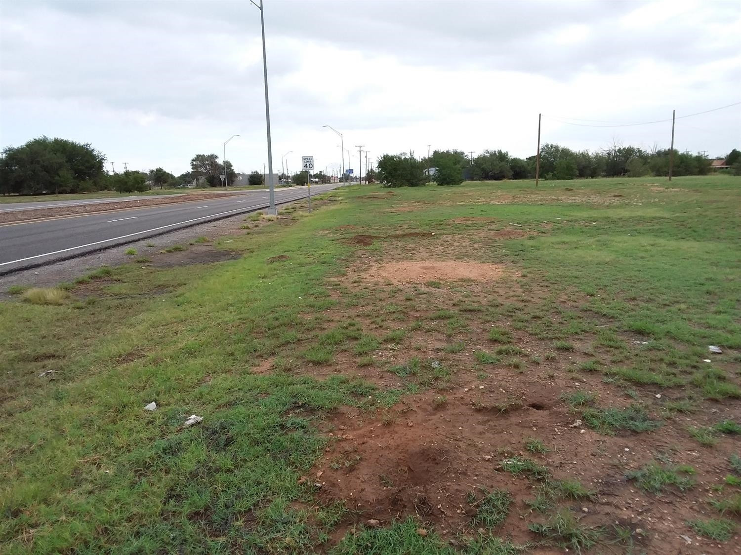 a view of a green field