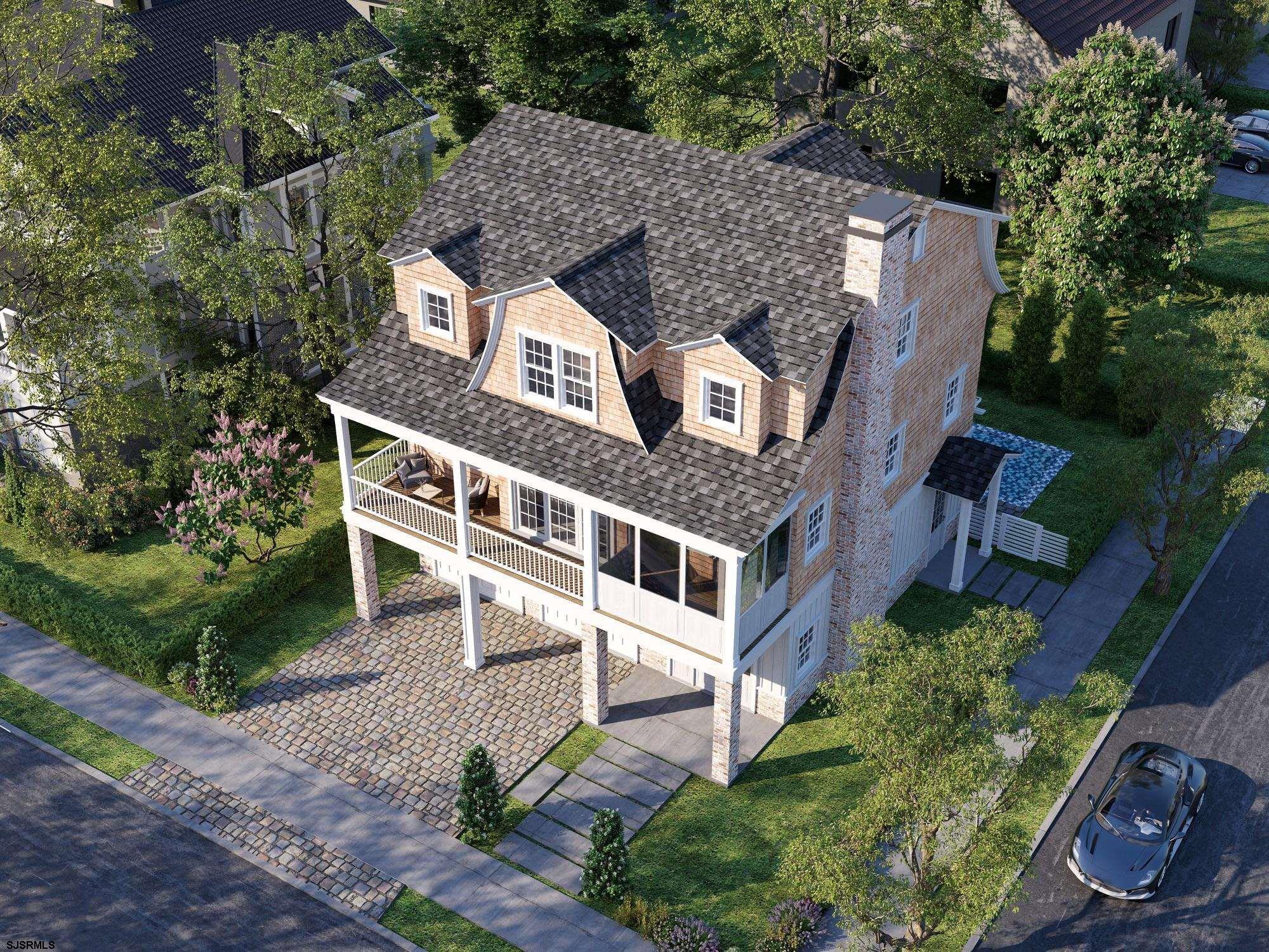 19 East Dundee Road Ocean City, NJ 08226 - Photo 3 of 6 an aerial view of a house