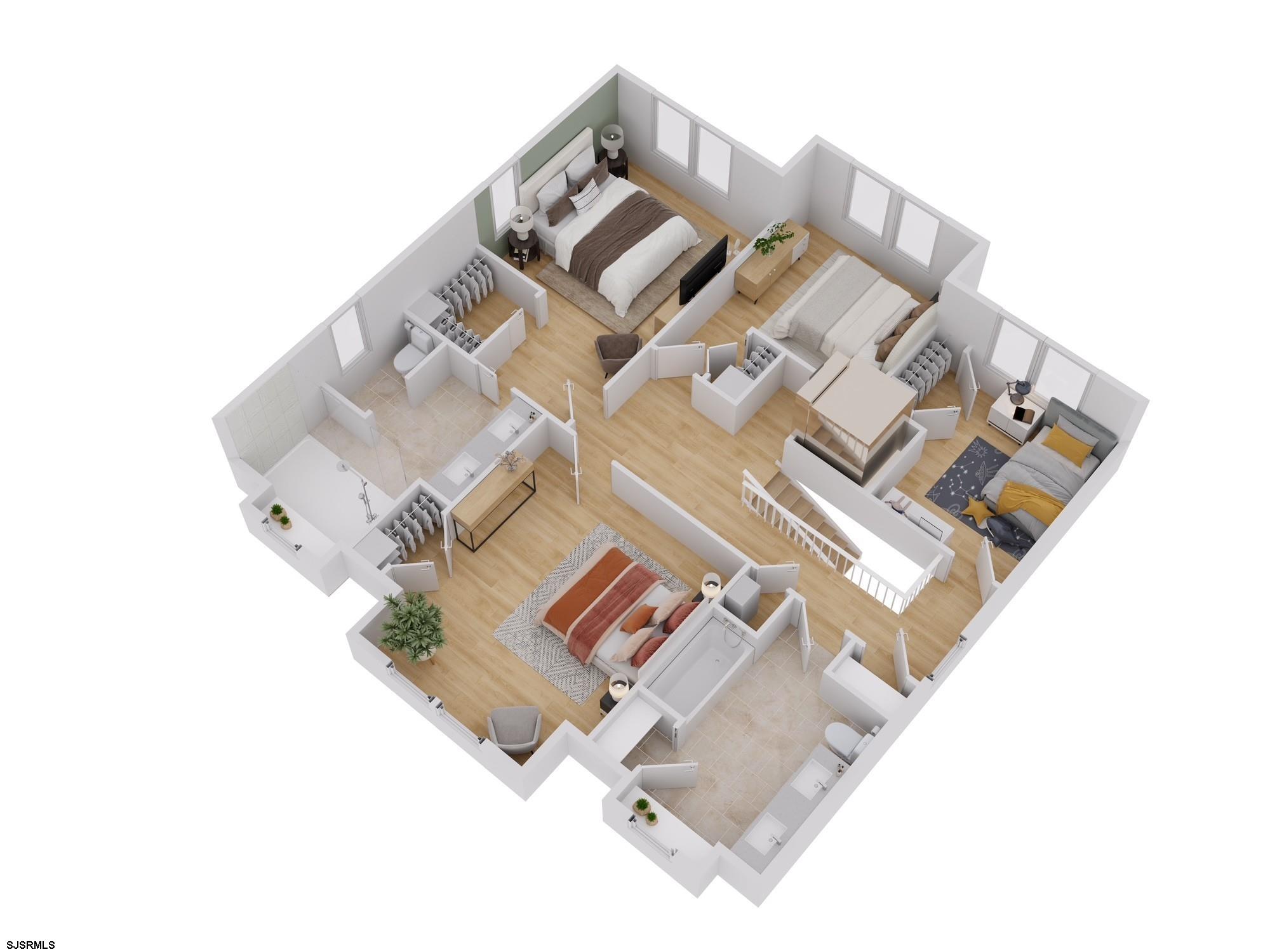 19 East Dundee Road Ocean City, NJ 08226 - Photo 5 of 6 a close up of a bed in a bed