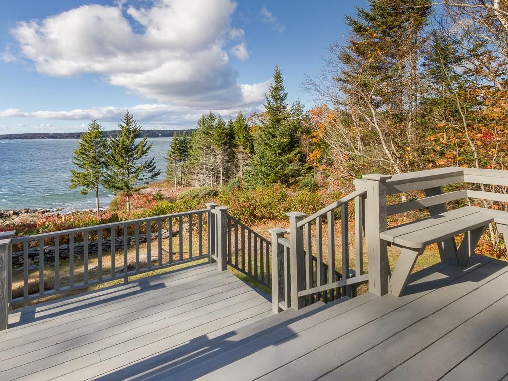 31 Shipley Road South Bristol, ME 04568 - Photo 2 of 25 West-facing deck takes in the...