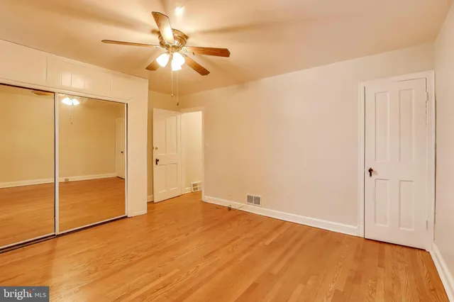 wooden floor in an empty room