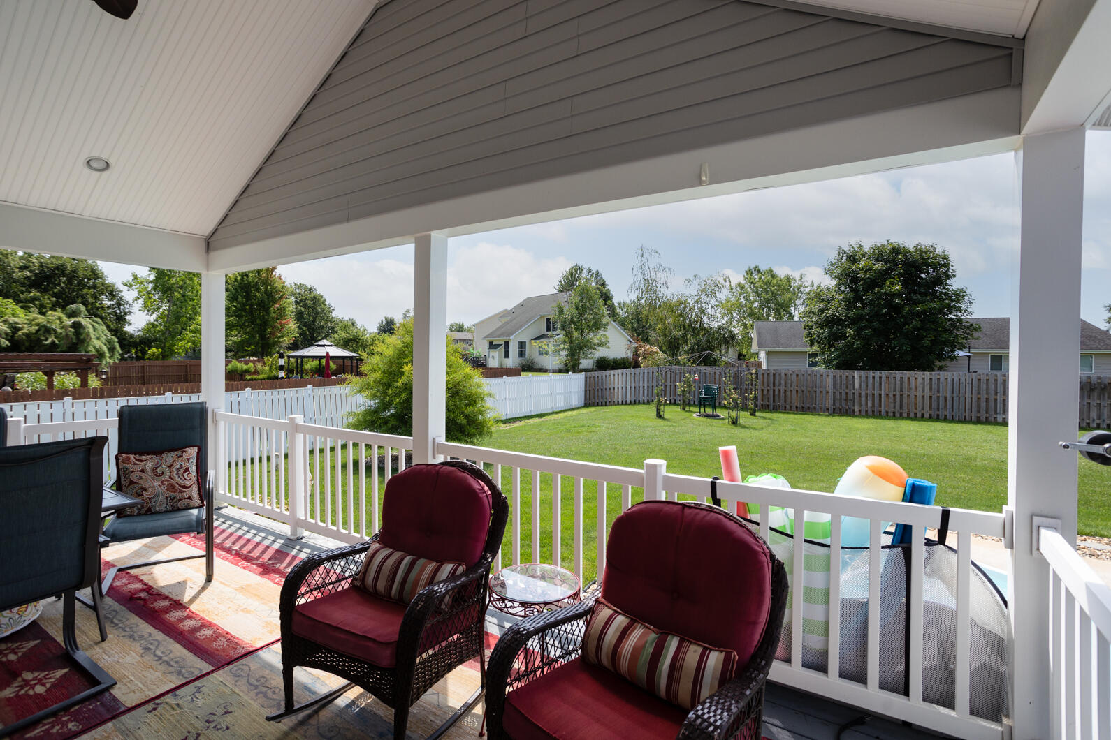 7970 Wadding Drive Onsted, MI 49265 - Photo 42 of 50 covered back deck