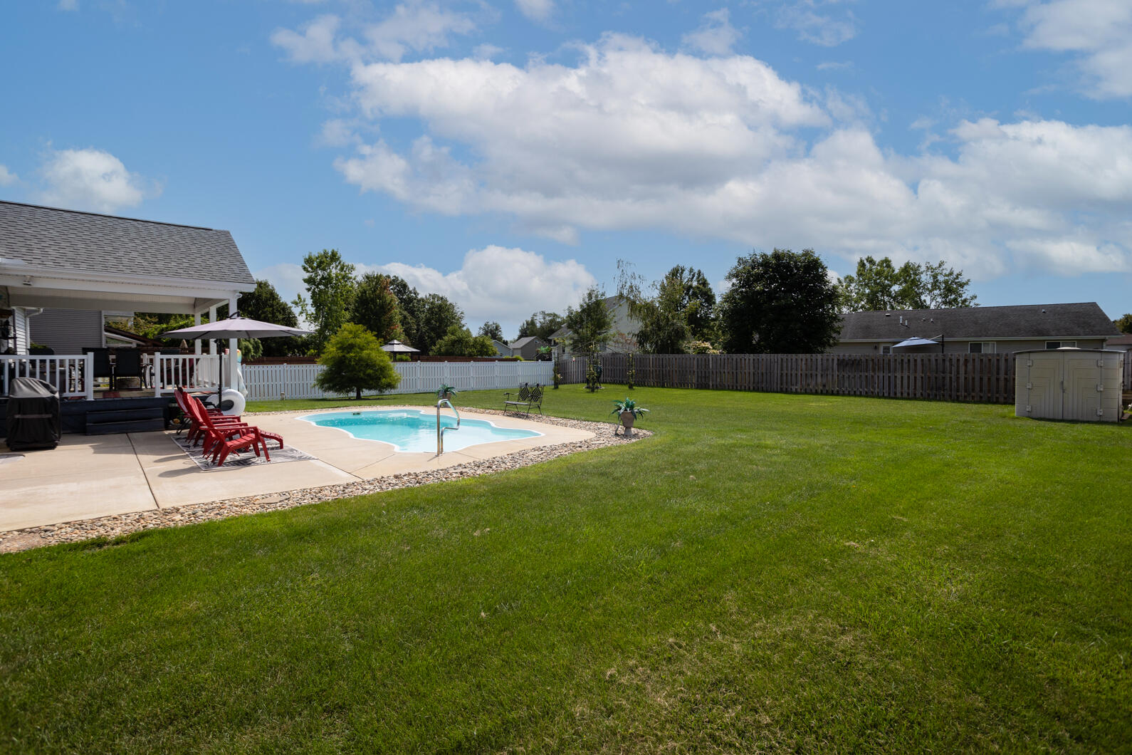 7970 Wadding Drive Onsted, MI 49265 - Photo 44 of 50 gorgeous back yard