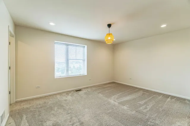 an empty room with window