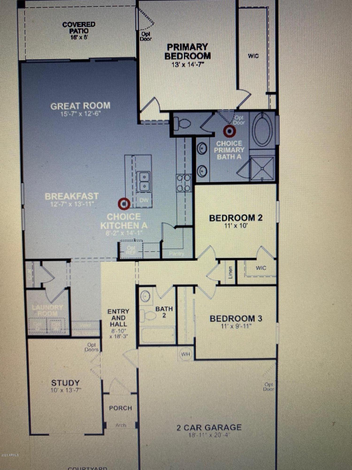 17736 West Sandy Road Goodyear, AZ 85338 - Photo 29 of 29 Silverado Floorplan
