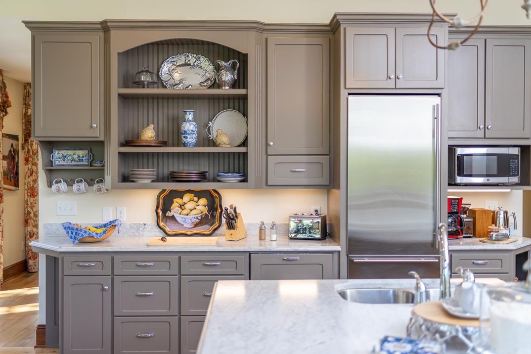 950 Lea Port Road Verona, VA 24482 - Photo 30 of 75 a kitchen with a refrigerator and a stove