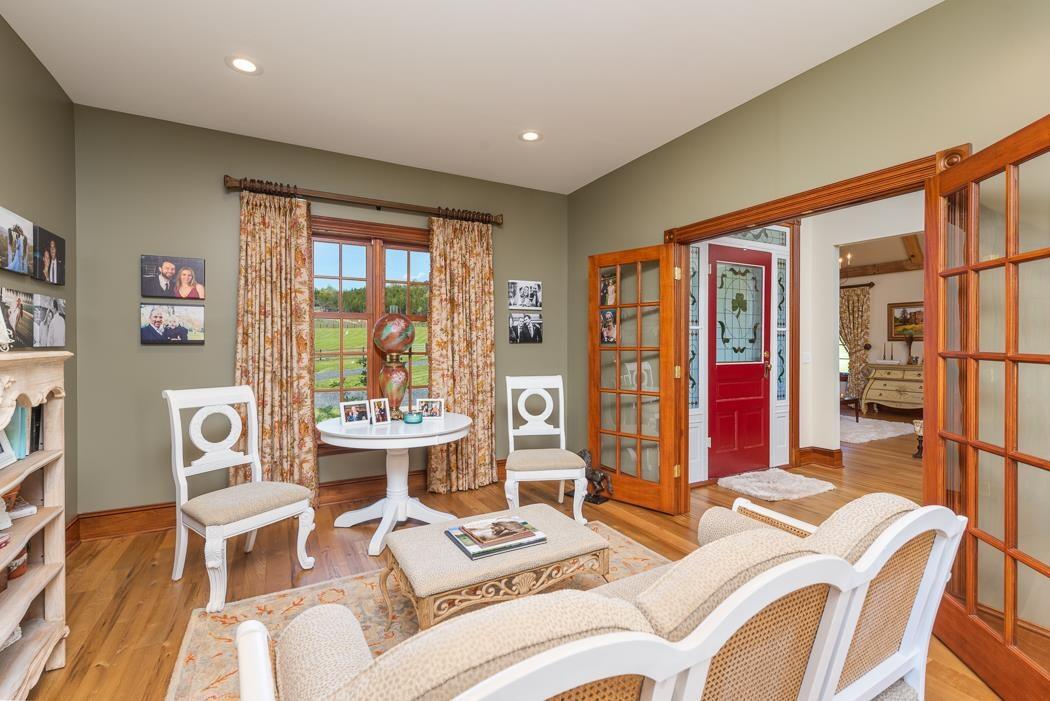950 Lea Port Road Verona, VA 24482 - Photo 48 of 75 a living room with patio furniture and a large window