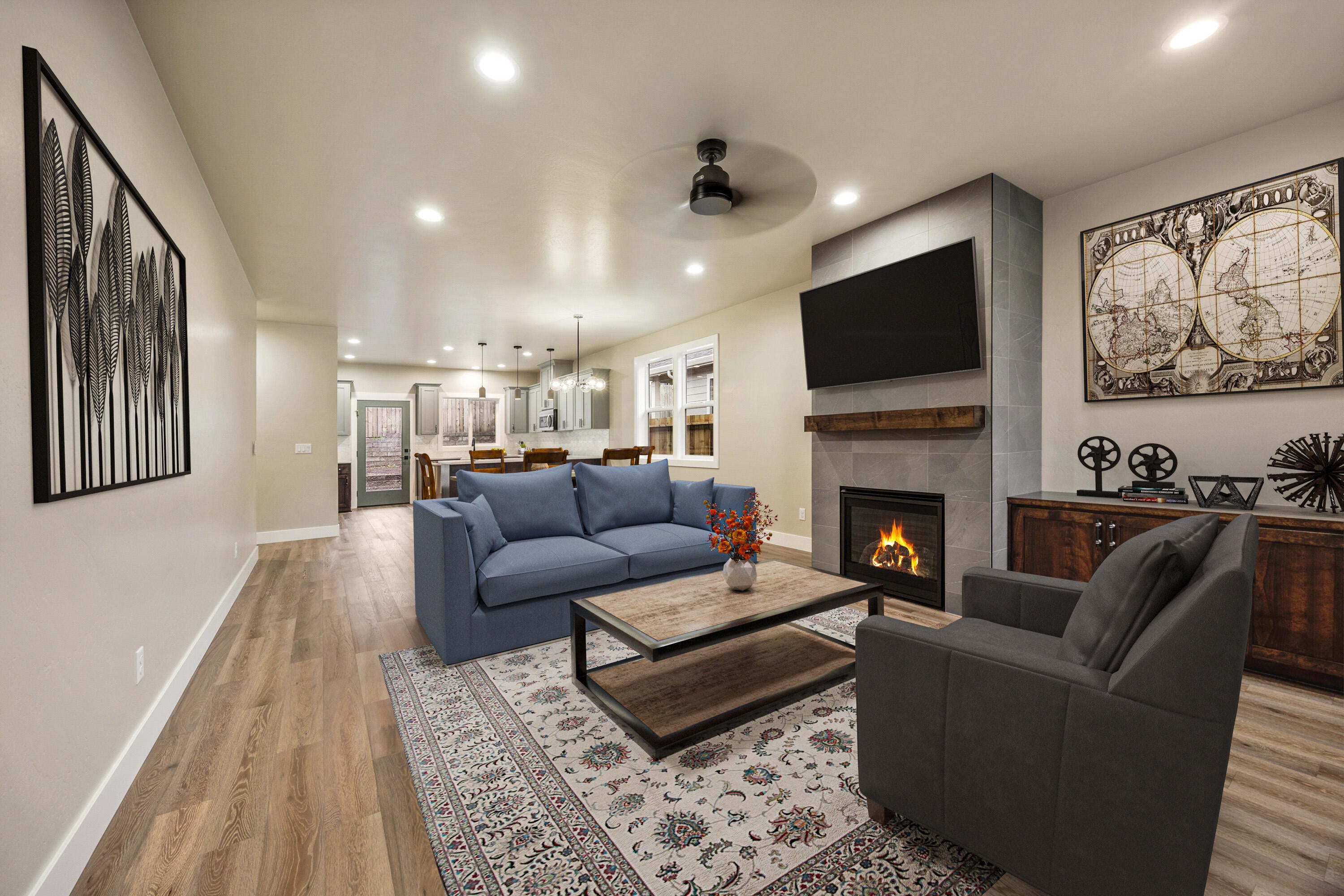 Virtually Staged Living