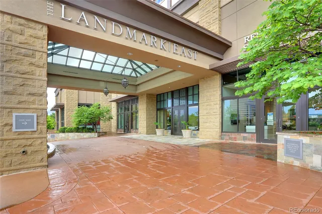 a view of a building with a outdoor space