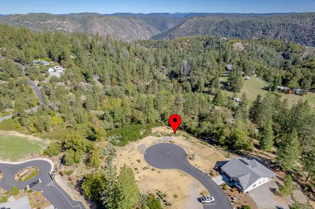 a view of city and mountain