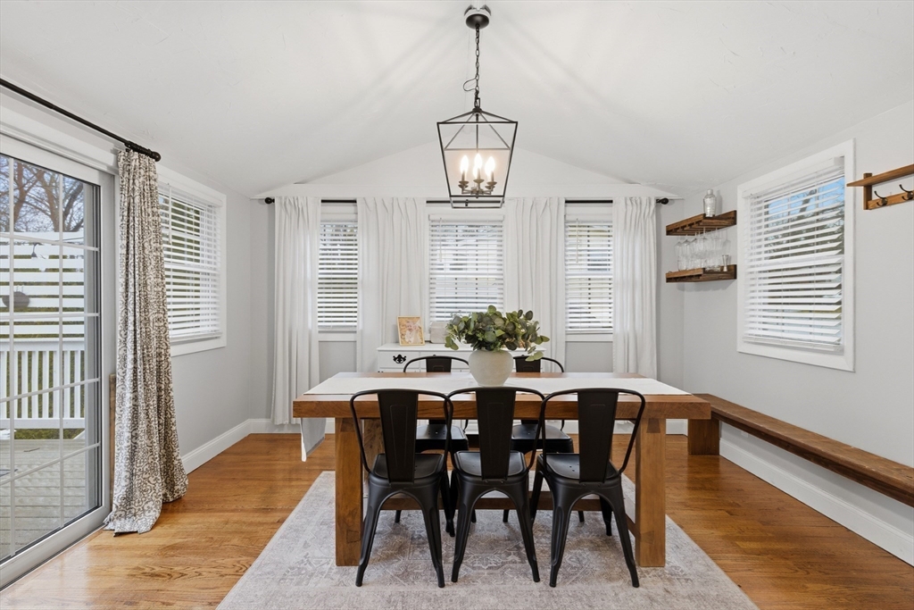 7 Paulette Drive Danvers, MA 01923 - Photo 11 of 25 a view of a dining room with furniture window and wooden floor