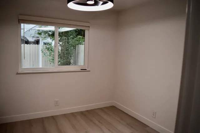 a small space with a window