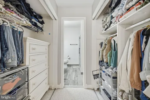 a view of walk in closet