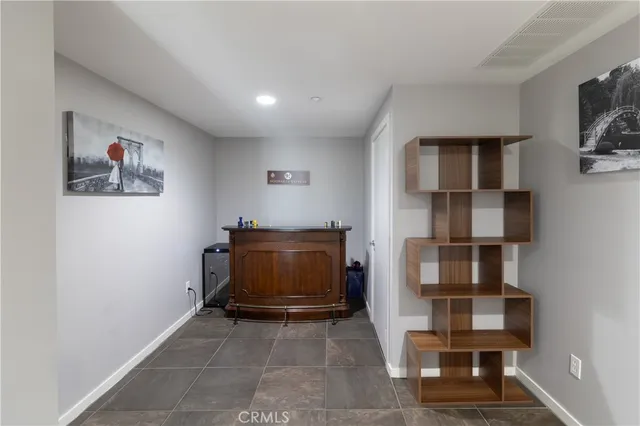 a room with furniture and screen