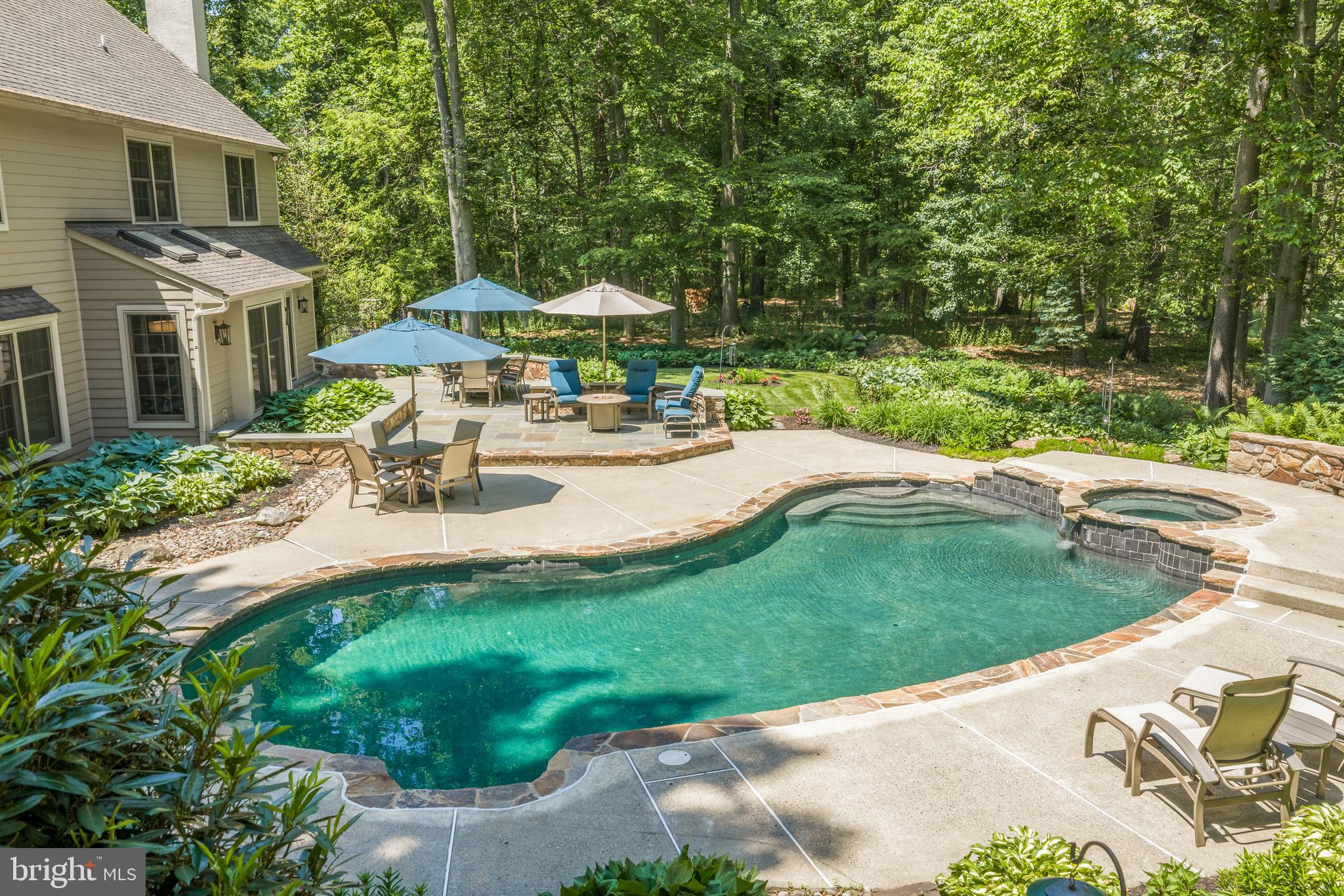 155 Barton Drive Spring City, PA 19475 - Photo 51 of 65 Lush private backyard and pool area