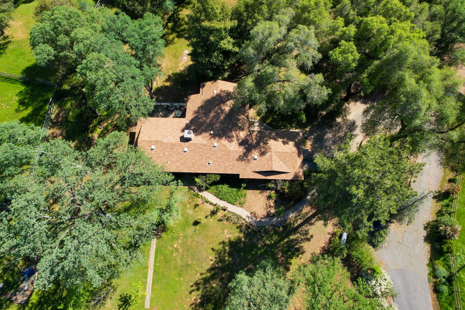 3840 Greenstone Road Placerville, CA 95667 - Photo 43 of 49 an aerial view of a house with yard