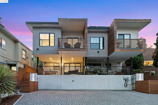 a view of a building with a window