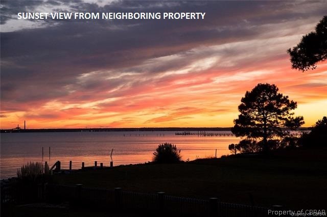 1510 Jenkins Neck Road Hayes, VA 23072 - Photo 2 of 3 Sunset View from Neighboring Property