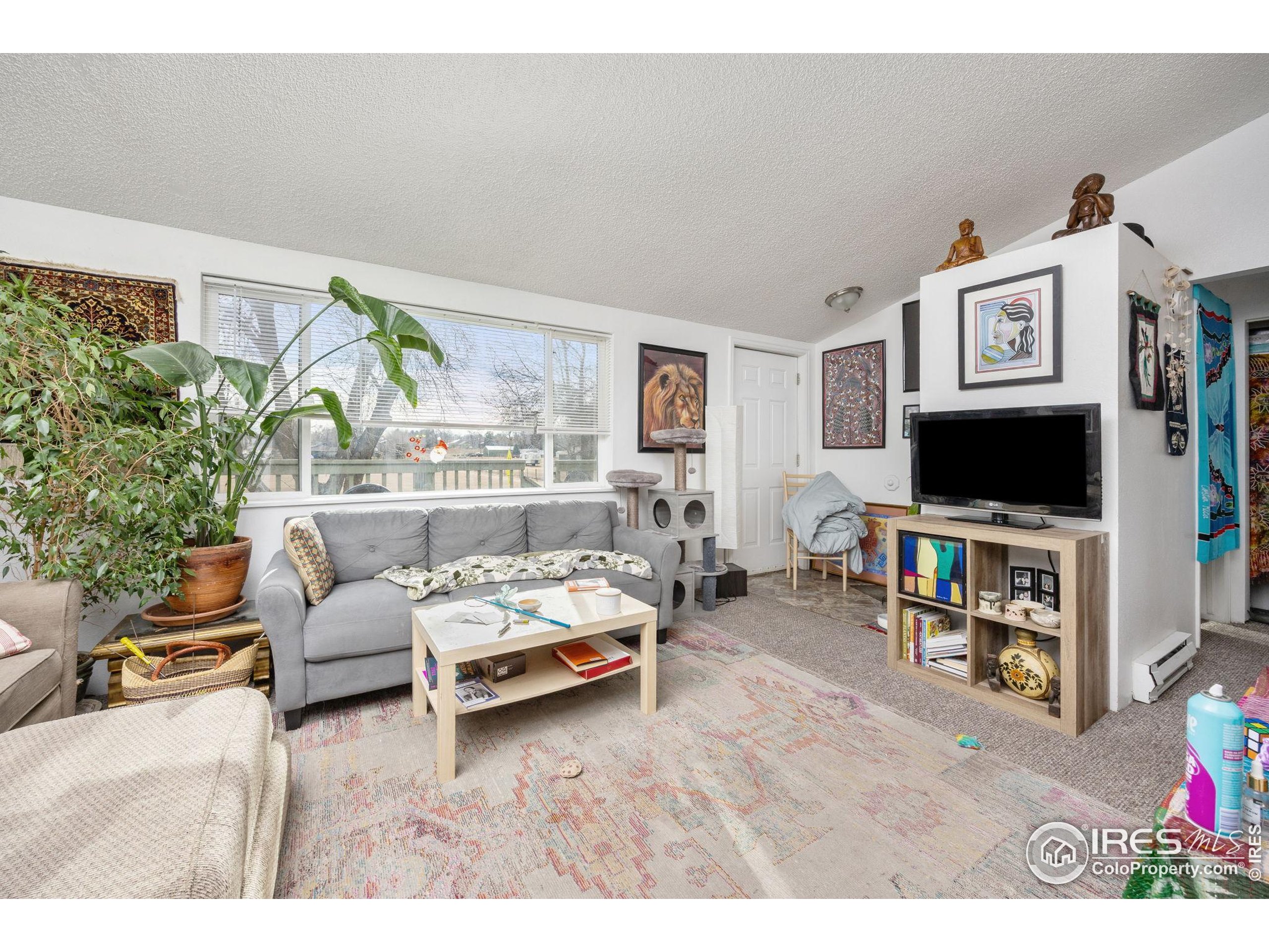 701 Aztec Drive Fort Collins, CO 80521 - Photo 4 of 43 a living room with furniture and a flat screen tv