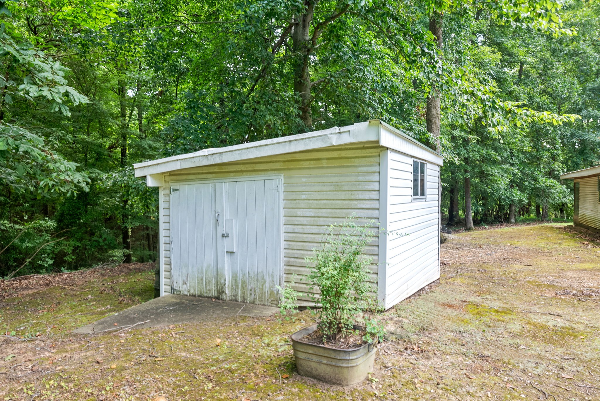 1370 Dunbar Cave Road Clarksville, TN 37043 - Photo 44 of 63 a backyard of a house with plants and trees