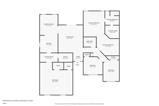 $359,000 | 2106 Bloxham Cutoff Road, Crawfordville, FL 32327