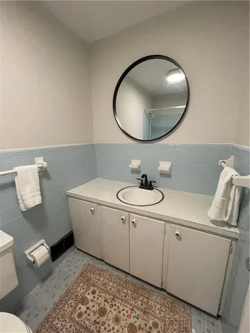 a view of river and deck