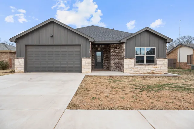 a backyard of a house