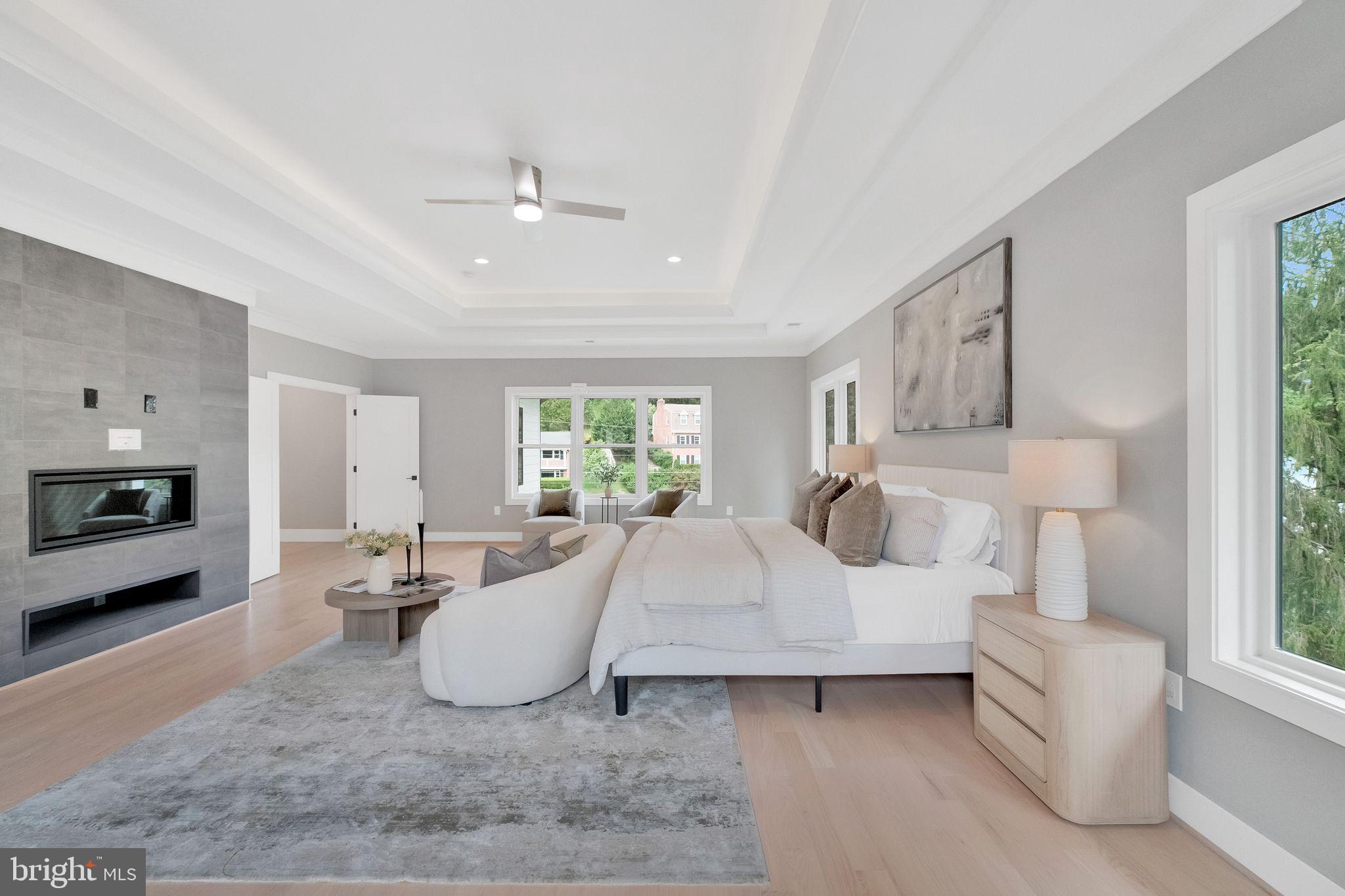 6226 Kellogg Drive McLean, VA 22101 - Photo 39 of 89 a living room with furniture and a fireplace
