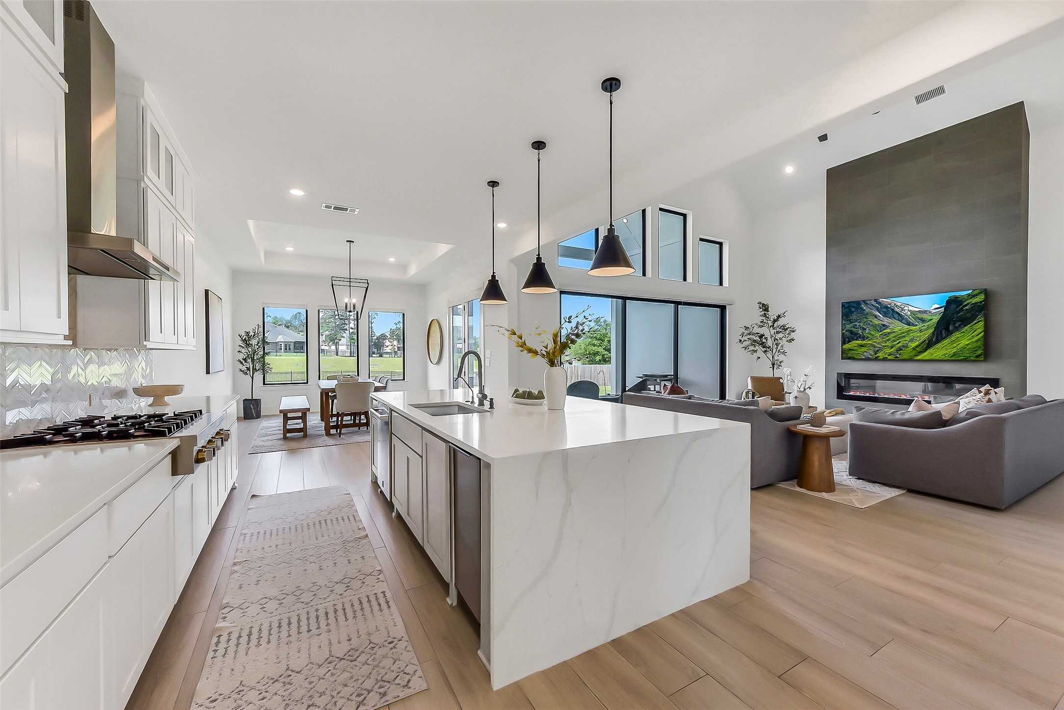 4903 Lagos Lagoon Way Spring, TX 77389 - Photo 15 of 49 Island has a built in icemaker under the counter perfect for everyday and entertaining.