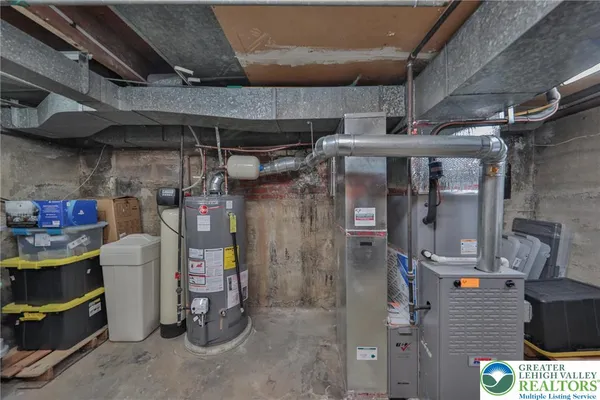 a view of storage and utility room