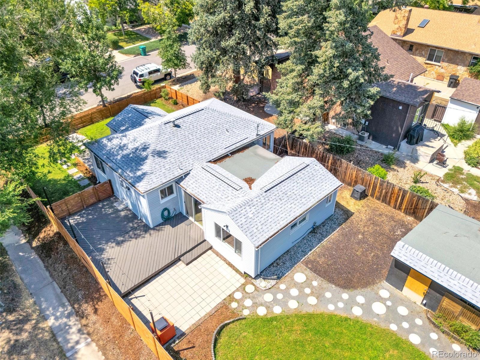 2900 Benton Street Wheat Ridge, CO 80214 - Photo 42 of 43 an aerial view of a house with swimming pool