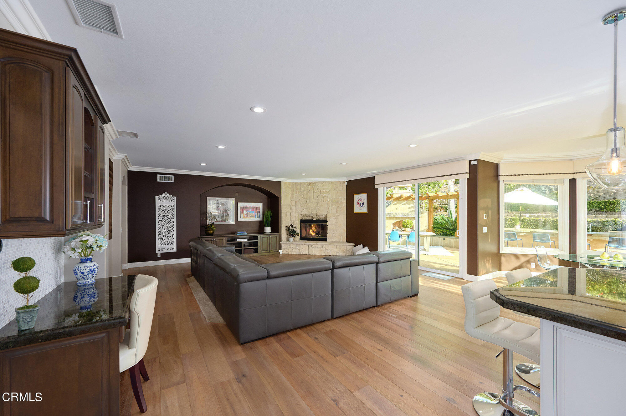 7159 Los Coyotes Place Camarillo, CA 93012 - Photo 25 of 73 a living room with furniture and large windows