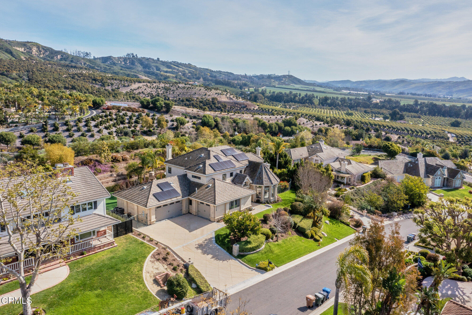 7159 Los Coyotes Place Camarillo, CA 93012 - Photo 70 of 73 an aerial view of a city with lots of residential buildings