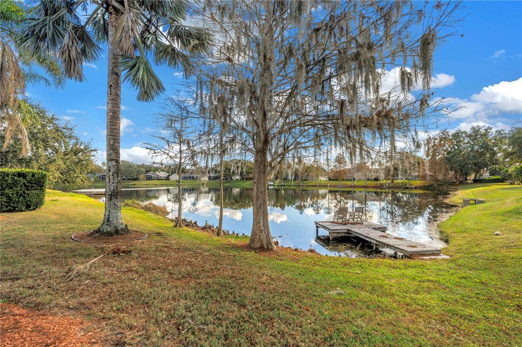 8436 Ridgebrook Circle Odessa, FL 33556 - Photo 27 of 58 a view of a lake with houses