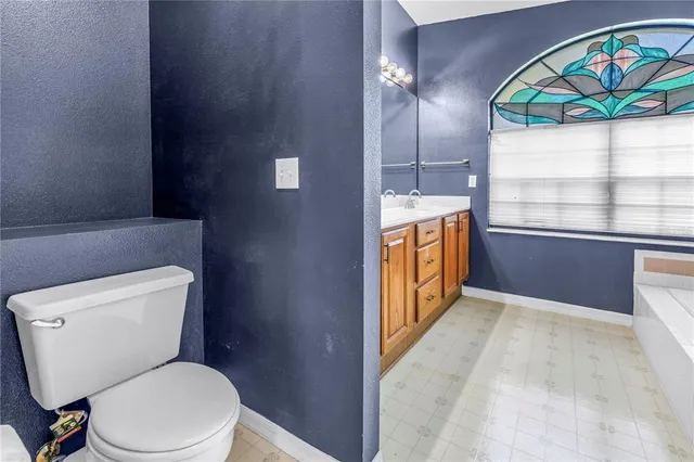 a view of a park with slide