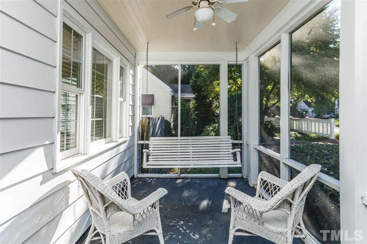 607 Frank Street Raleigh, NC 27604 - Photo 2 of 23 a view of a patio with a chairs and table in a patio